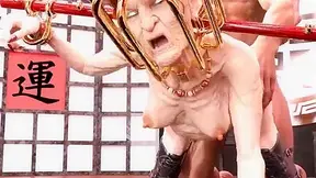 Hentai MILF Granny Gets Roughly Fucked by Hungry Stranger's Dick