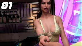 Name88'_s Triangle #01 - Hot Black Haired Babe Wants To Dance Before I Fuck Her