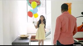 Gina Valentina is owned by BBC on his bday