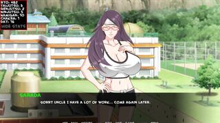 Sarada Training V2.two Part four Having Fun with Titted by LoveSkySan69