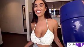 Massive Tit Stepmom Victoria June Gifts Flesh Light For Horny Stepson