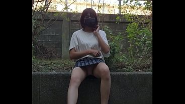 Shemale Ting Xuan Outdoor peeing Compilation