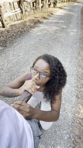 let me suck it in the woods