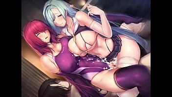 Fate/Empire of Dirt Scathach &amp_ Br&uuml_nnhilde all sex scenes (no sound)