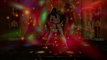 Girl Dancing Egyptian Style Dance