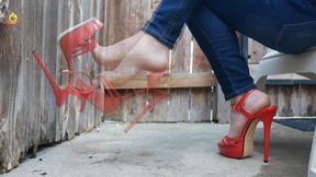 Red Heels Dangle 25 (text JOI)