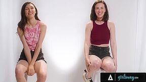 Petite Brunette Maya Woulfe Has Passionate Real Sex With The Gorgeous Casey Calvert