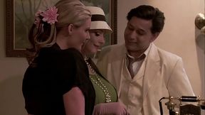 The two girls seduce a guy