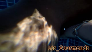 Fuck ORGY in the pool, HUGE dildo, MULTI-orgasms ENJOY