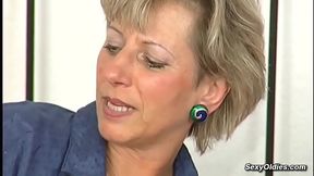 Big cock toyboy fucks saved pussy blonde German cougar