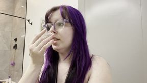 sexy tease with butt sniffing and review