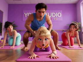 A fitness class that became popular among women, where the instructor gives full attention (AI-generated)