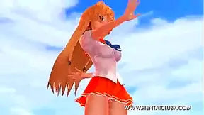 Devilish Cutie Teases Brave Hero with Sensual Anime Dance of Desire