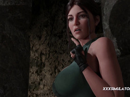 Amazonian XXX ⁕ Mist The Prelude ⁕ Lara Croft Roughly Fucked Gets Creampie