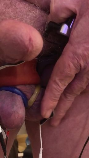 Key moment from "Estim cumshot. HFO after a long edging session."