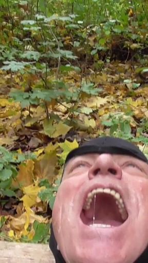 Slave Quasimodo Spitting Outdoor by German Proll Doms