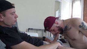 The fetishboy Kan Joras fucked raw Oscar Wood