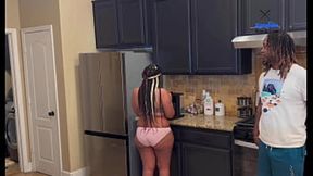 Stepmom's Throbbling Dick&#x1F346; Fills Her Big Butt&#x1F351; on NYE