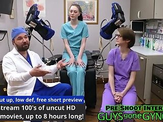 The Cum Clinic Extraction #14 - Nurse Azra Iahmir & Virgin Nurse Luci Starr