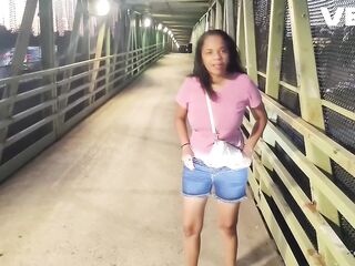 NIGHT WALK So I Take A In nature's garb Walk Each Evening Public Outside Traveling Everyday Solo Female Exhibitionist Lover