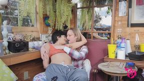 Goth Plays with Gorgeous Latina Tits and Pussy