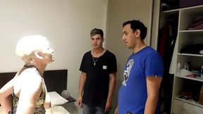 esposa ninfomana , puta se coje media familia , doble penetracion y anal extremo se las limpia con la boca , garganta profunda segunda parte