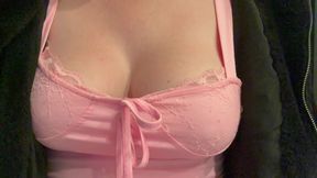 Italian Big Tits Milf Artemisia Love Hot Solo Walk Outdoor Big Boobs Close up Fetish