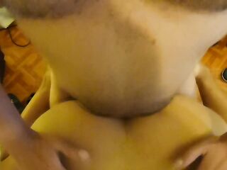 Bulky Colombian Ally acquiesces to Bang with a Fuck-rubber two - Three-some