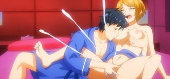 Cute newlywed begs for more as hubby licks and fingers her to orgasm (Exclusive Anime)