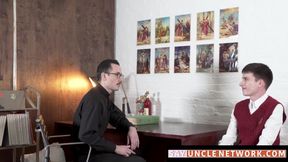 SayUncleNetwork.com - After confession priest fucks religious twink raw and deep
