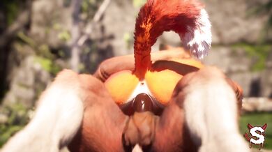 A sexy vixen fucks with a huge cock until he squirts.