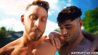 Peeping Todd Films Johnny Ford and Michael Boston by the Pool