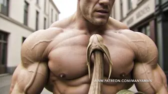 Muscular Bodybuilder Sucks Big Cock and Takes a Cumshot