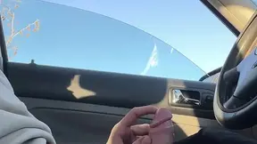 Amateur couple engages in public cock play at cruising park