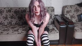 GOTHIC BLONDE FEMBOY COLLEGE CUTE BABE HOT HOMEMADE SEXY STYLE BOY TO GIRL