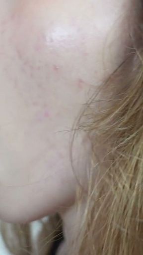 Foreskin Fetish and Closeup Blowjob with Cum in Mouth