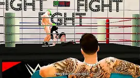 Saraya and Cenas Steamy Triple-Wrestle Battle – Wild 3D Hentai Action