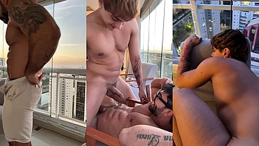 SENTANDO NO HETERO PARRUDO E DOTADO.
