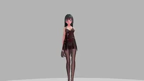 Curvy Manga Muse Seduces Older Otaku in Sultry Gaming Den Fantasy