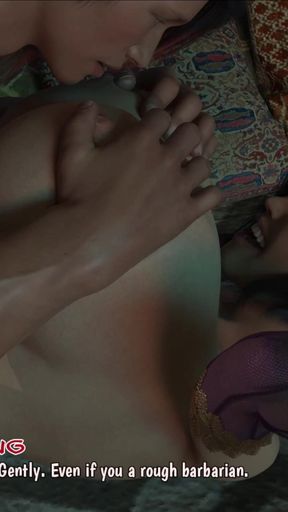 Conan Rails Chinese Girl in Tent - Hands All Over Her Huge Tits, Deep in Her Thick Asian Ass