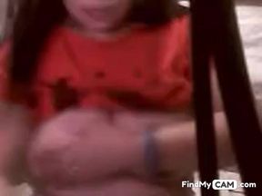 Mature Asian Granny Elizabeth Flashes on Webcam