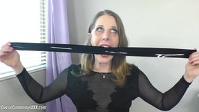 Cassie's BDSM Gag Try on and Talk