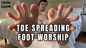 Toe Spreading Foot Worship MP4