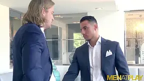 Johan Kane And Klein Kerr In Latino In Suit Fucked By