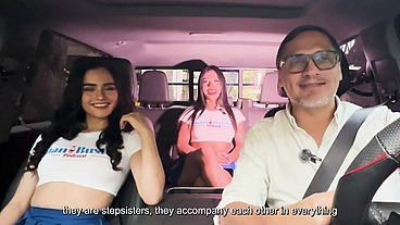 Horny StepSisters Masturbate Out of Control: Camila Velasco on the FUCKMACHINE and Andrea Velasco with her Dildo
