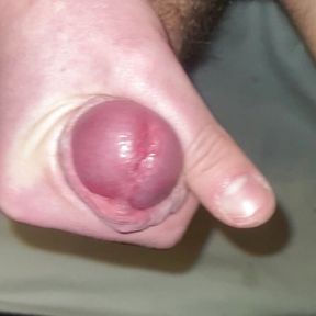 Teen boy casually jerking of his horny cock for you