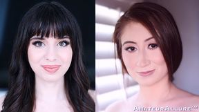 Authentic babes Alison Fields and Ava Davis get a good dicking