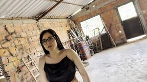 i go upstairs when our parents aren t looking to fuck my step-cousin, but it all ends badly because i get tired of fucking this idiot.