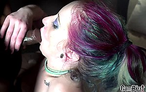 Some sweet curly slut blacked out of her mind