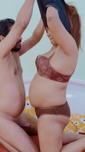 Powerful moment from &quot;Indian desi lovers start full hard Hindi sex video in diwali festival&quot;